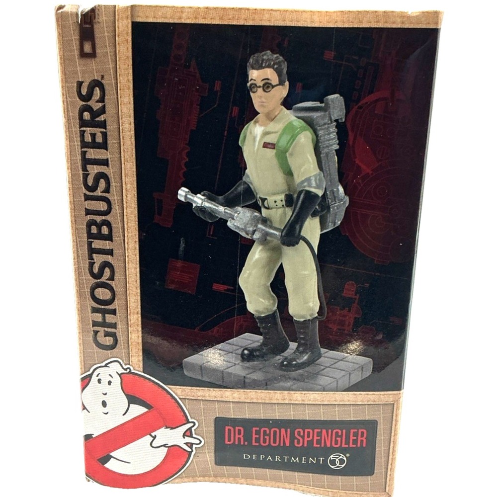 Department 56 Ghostbusters Dr Egon Spengler Figurine Halloween Village 6007407